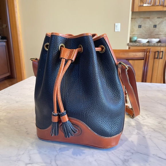 VINTAGE Dooney & Bourke Drawstring Bucket Bag - Picture 12 of 12